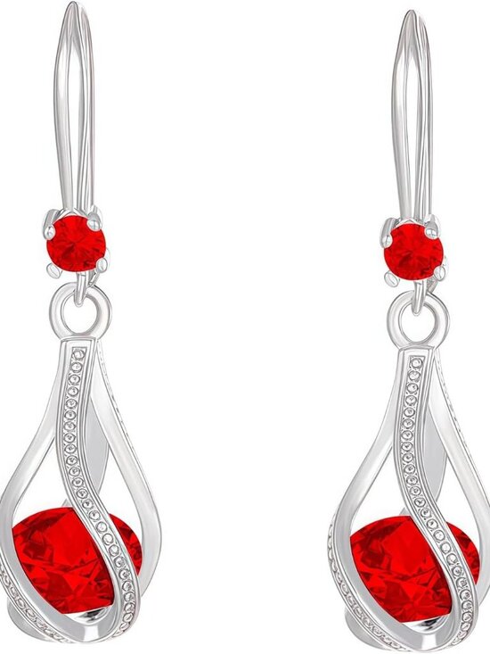 Jewelry - 925 Sterling Silver Dangle Earrings for Women Cubic Zirconia Dangling Hoop Daint